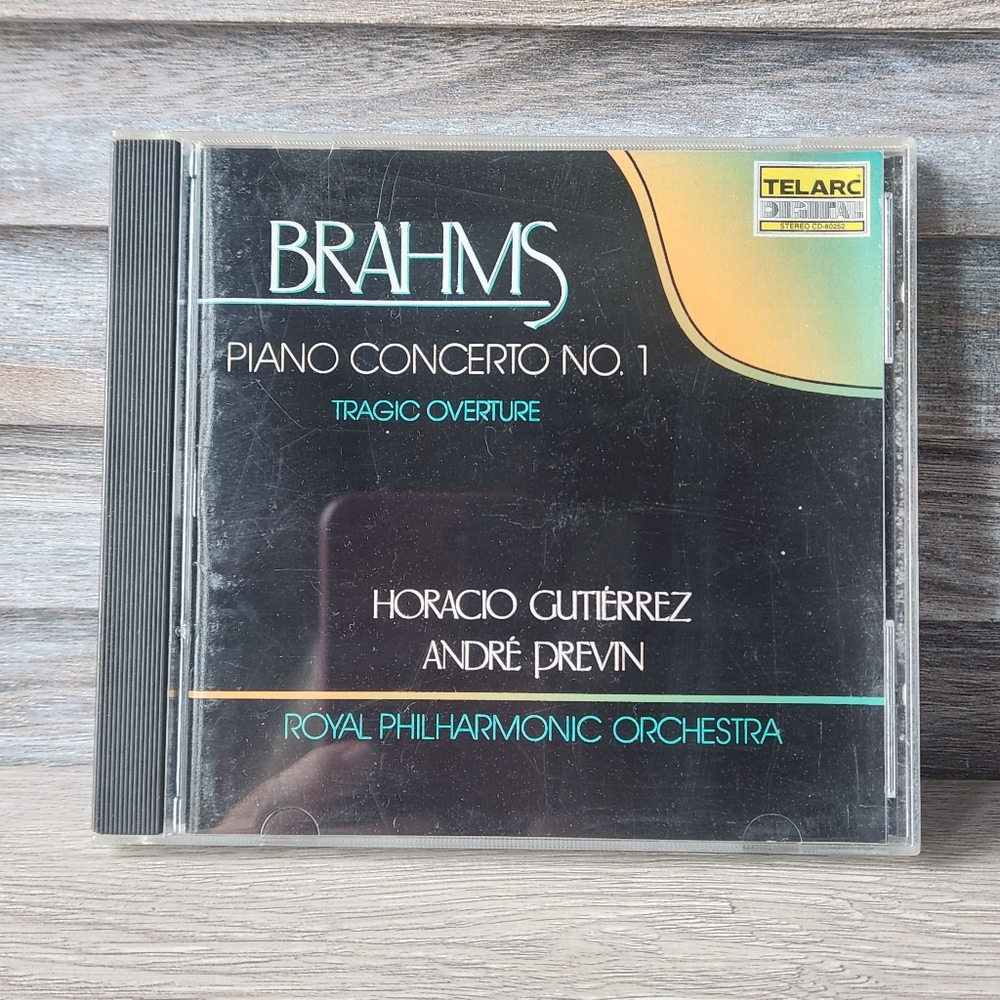 Johannes Brahms Piano Concerto No. 1 Previn, Rpo Gutierrez CD Compact Disc